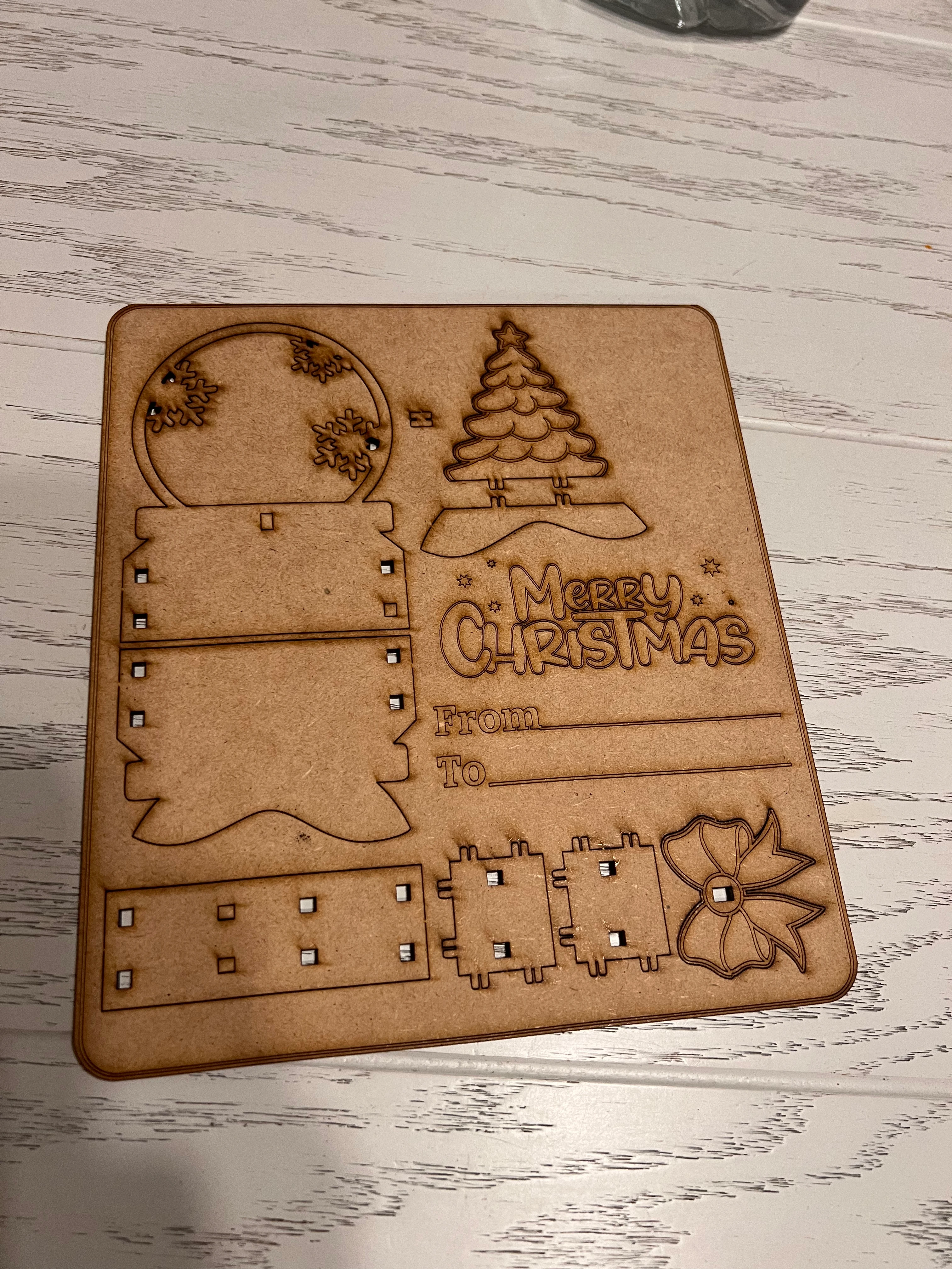 Imagen 2 del diseño Regalo armable navidad